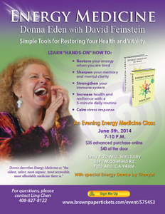 Eden Energy Medicine in Palo Alto Flyer
